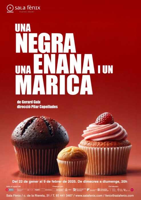 cartel de l'espectacle una negra una enana i un marica