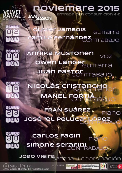 Velvet Raval Jam Session - noviembre 2015