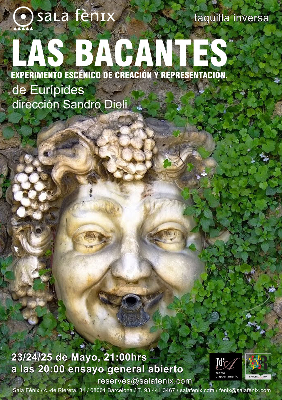 Las Bacantes cartel