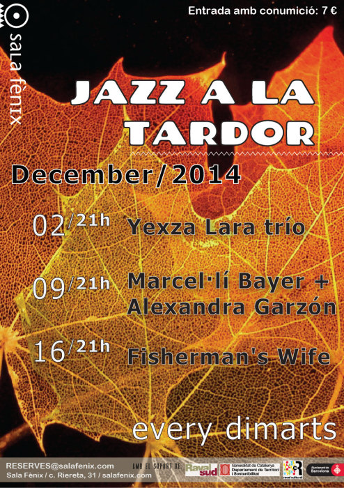Jazz a la tardor - diciembre